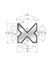2030 - Die - 85° - 88°  4V Dies