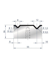 2041 - Die - 88°  2V Die