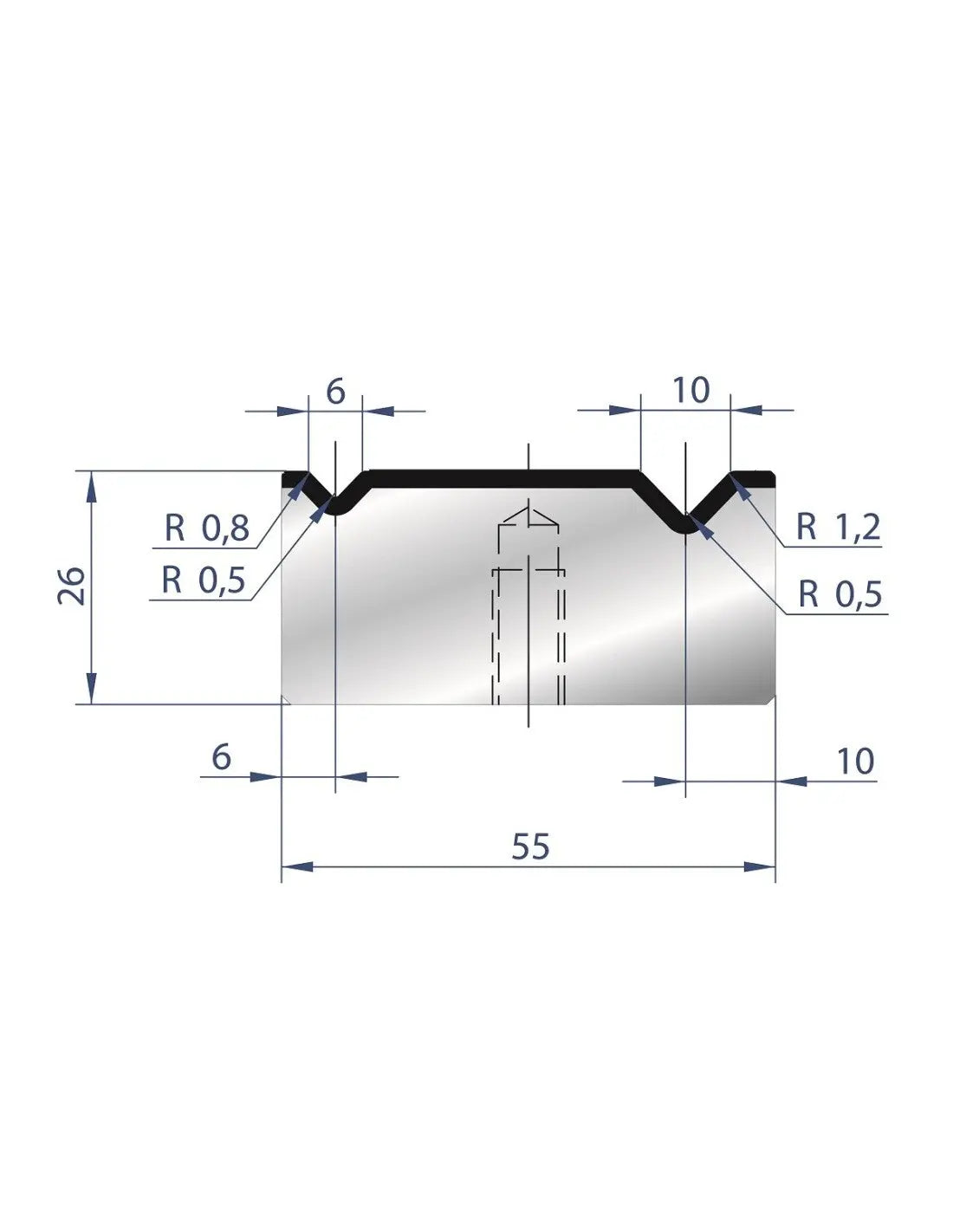 2046 - Die - 88°  2V Die