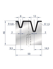 2047 - Die - 30°  2V Die