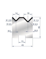 2053 - Die - 88°  Reversible 2V die