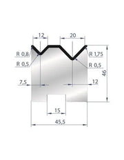 2054 - Die - 88°  Reversible 2V die
