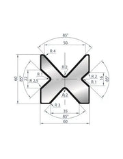2067 - Die - 85°  4V Dies