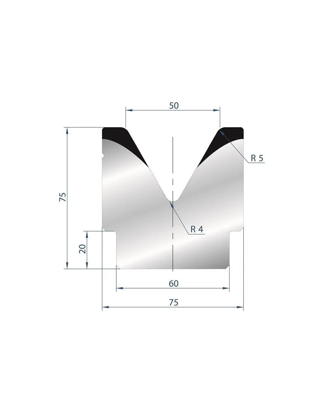 2082 - Die - 60°  1V Die