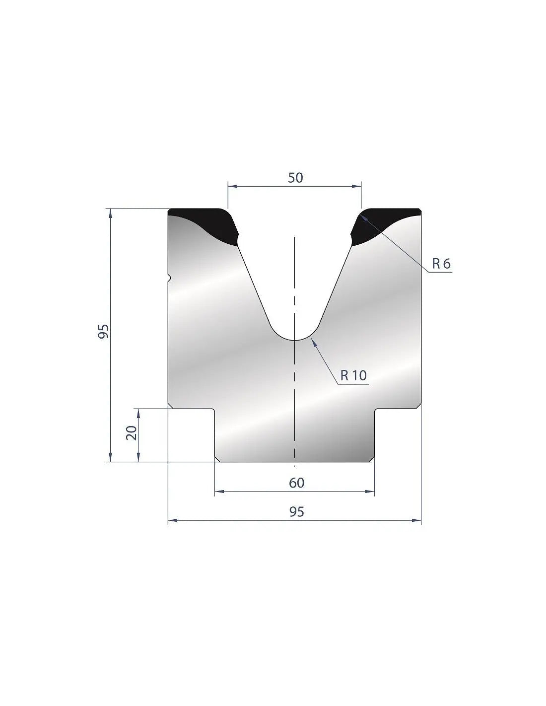 2118 - Die - 45°  1V Die