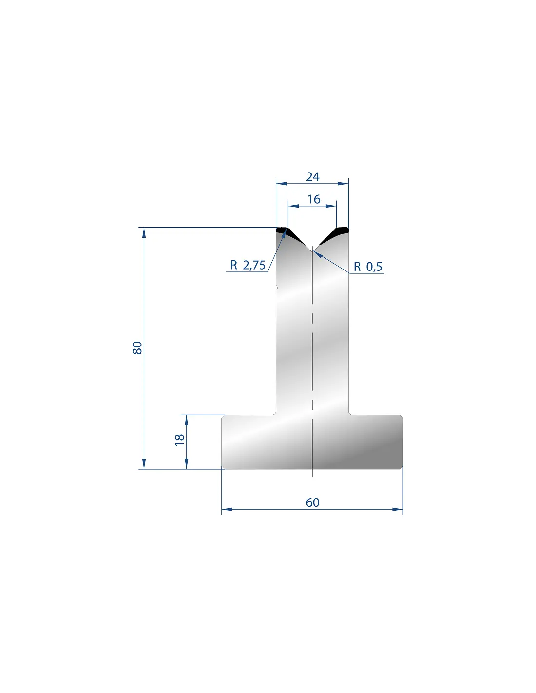 3016 – T Dies – 88°  T Die