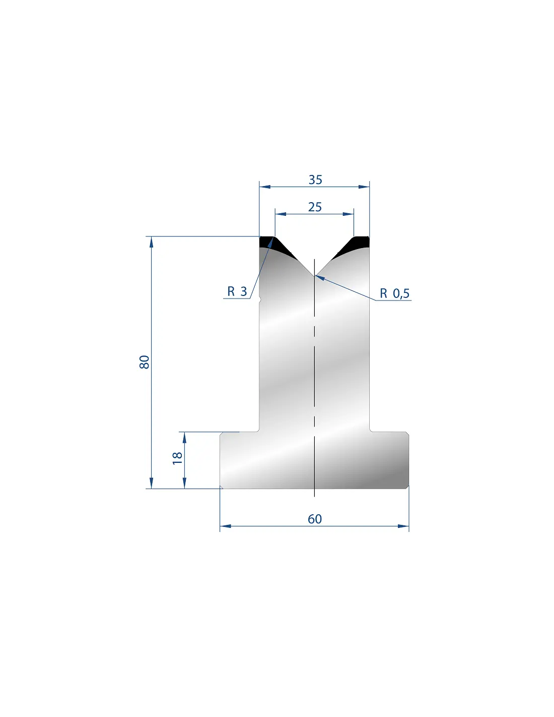3018 – T Dies – 88°  T Die