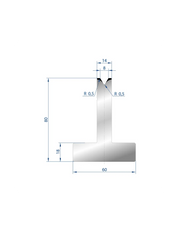 3020 – T Dies – 60°  T Die