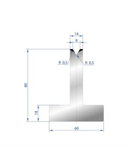 3020 – T Dies – 60°  T Die