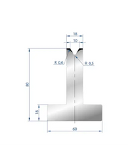 3021 – T Dies – 60°  T Die