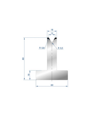 3022 – T Dies – 60°  T shape die