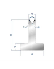 3022 – T Dies – 60°  T shape die