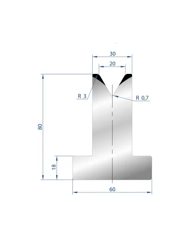 3024 – T Dies – 60°