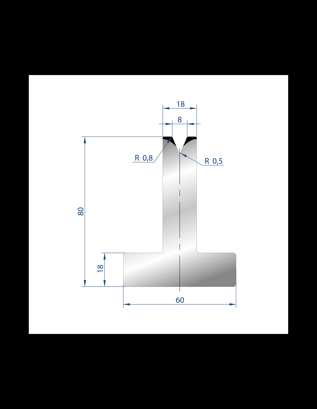 3027 – T Dies – 45°