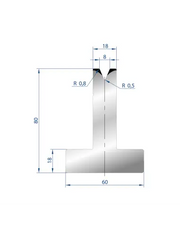 3027 – T Dies – 45°  T Die
