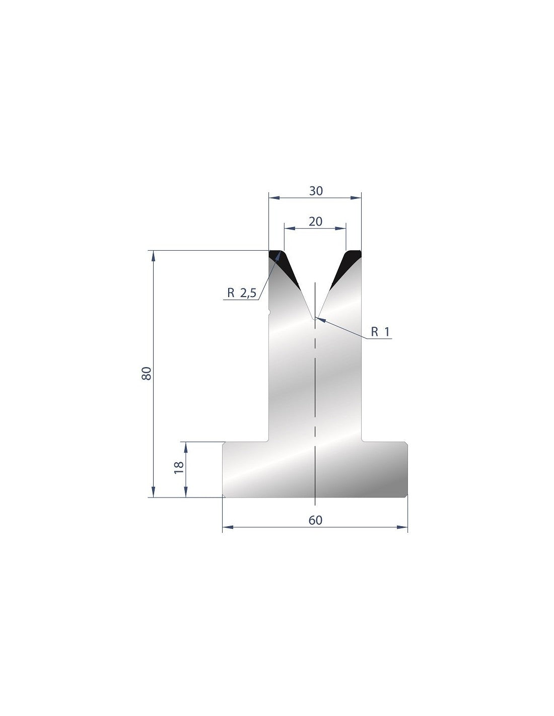 3031 – T Dies – 45°