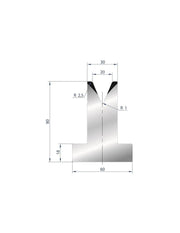 3031 – T Dies – 45°  T Die