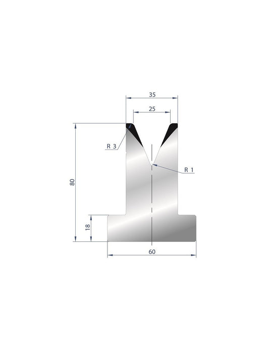 3032 – T Dies – 45°