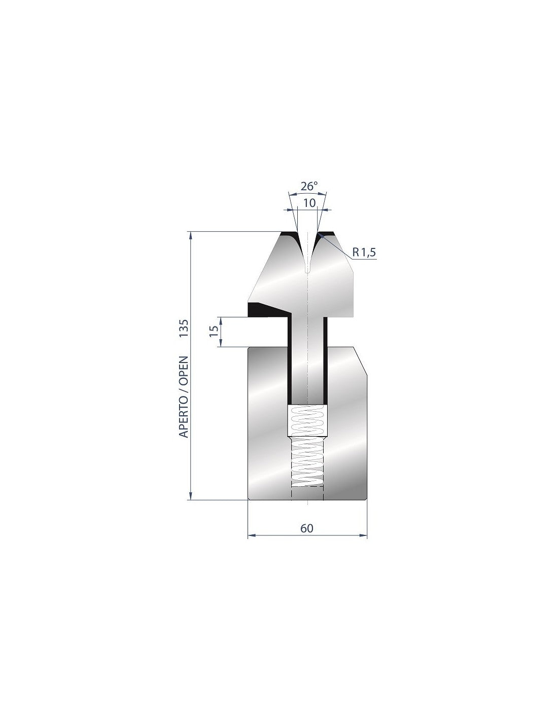 3038 - Flattening hemming tools 26°