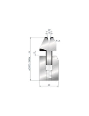 3038 - Die - 26°  Hemming die
