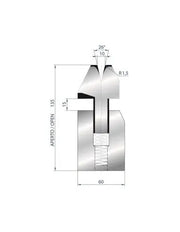 3038 - Die - 26°  Hemming die