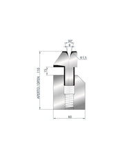 3041 - Die - 30° Hemming Die  Hemming die
