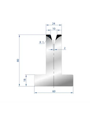 3044 – T Dies – 30°  T Die