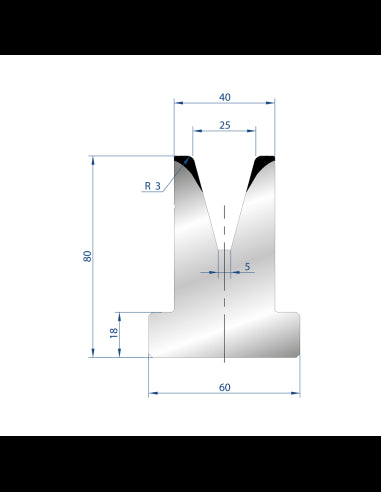 3048 - T Die - 30°