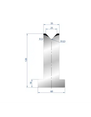 3058 – T Dies – 88°  T shape die
