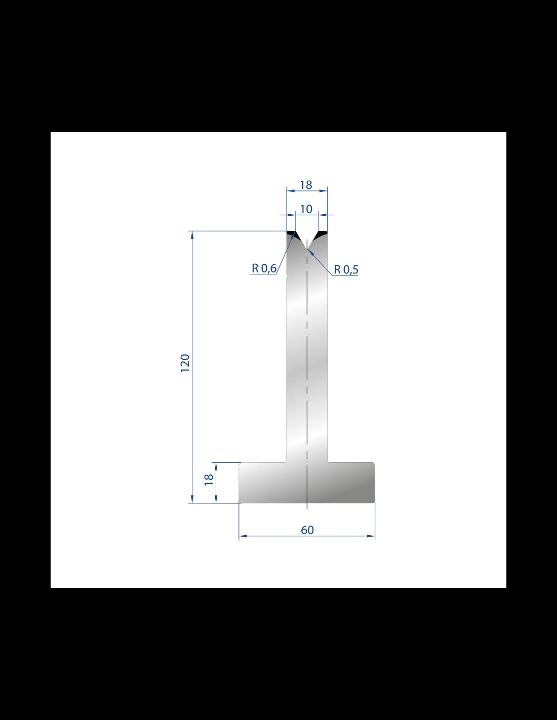 3061 – T Dies – 60°