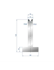 3061 – T Dies – 60°  T Die