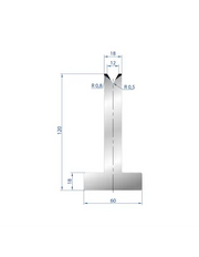 3062 – T Dies – 60°  T Die