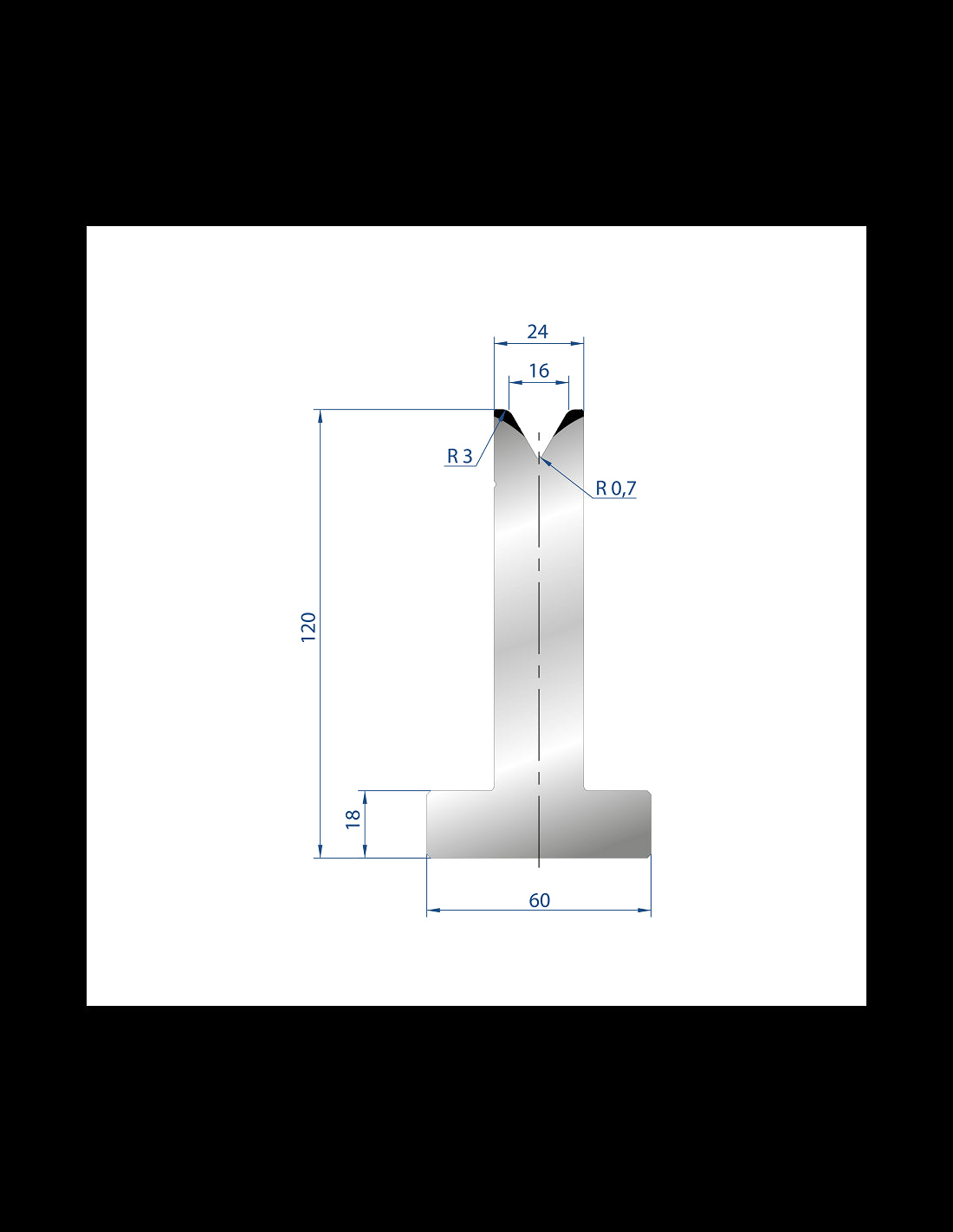 3063 – T Dies – 60°