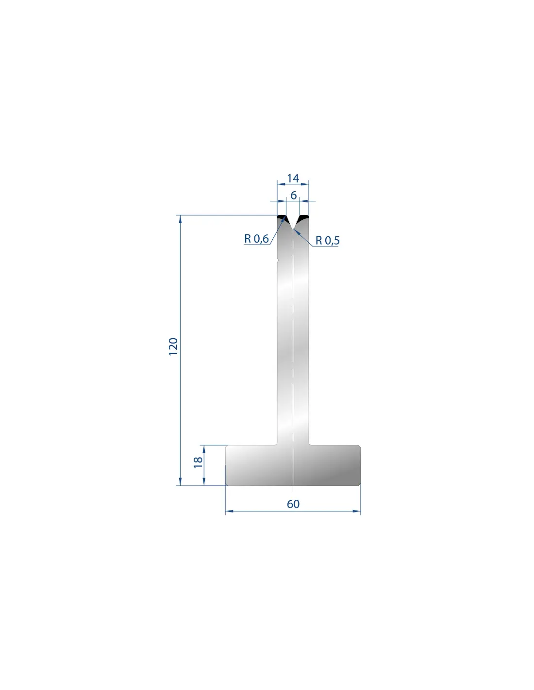 3066 – T Dies – 45°  T Die