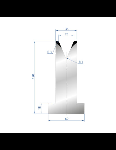 3072 – T Dies – 45°