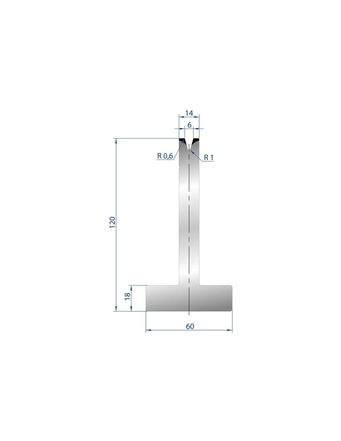 3073 – T Dies – 30°  T Die