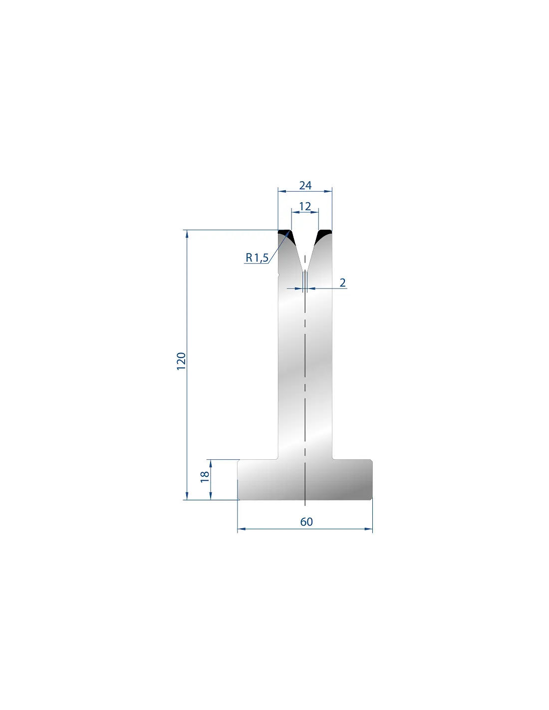 3076 – T Dies – 30°  T Die