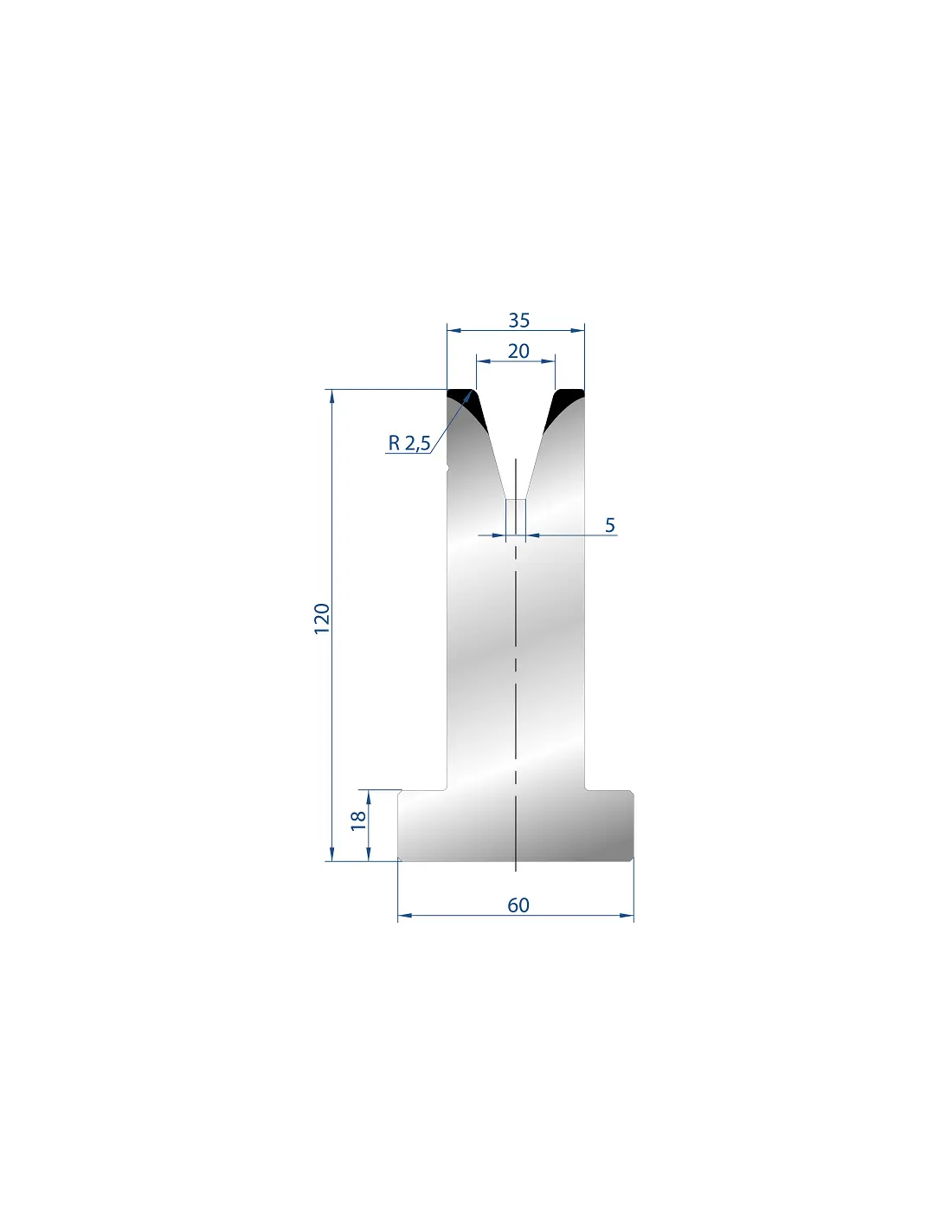 3078 – T Dies – 30°  T Die