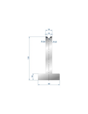 3085 –T Dies – 88°  T shape die