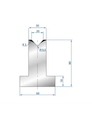 3091 – T Dies – 85°  T Die
