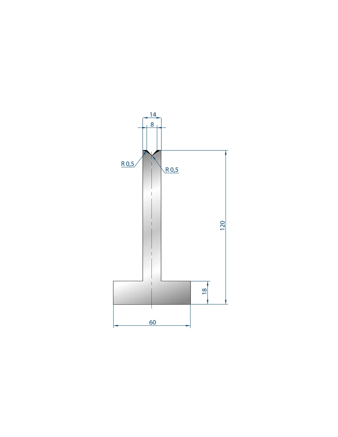 3094 – T Dies – 85°  T Die