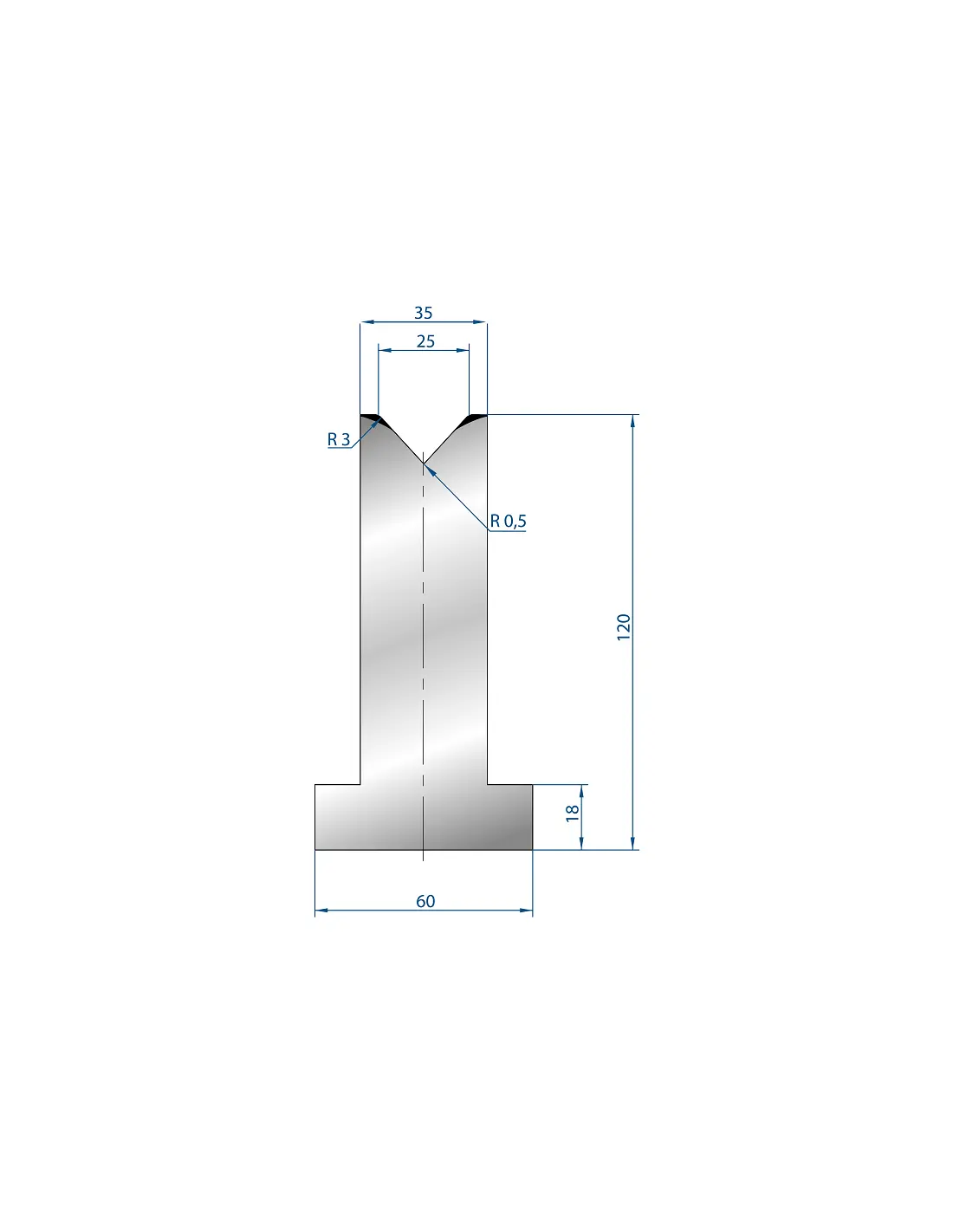 3099 – T Dies – 85°  T Die