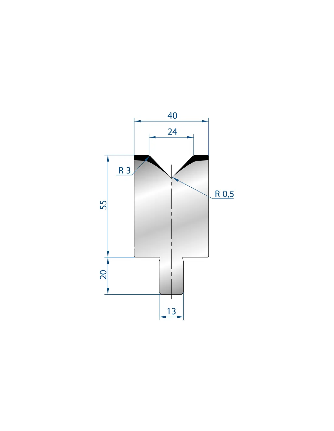 3110 - 1V Dies - 88°  1V Die
