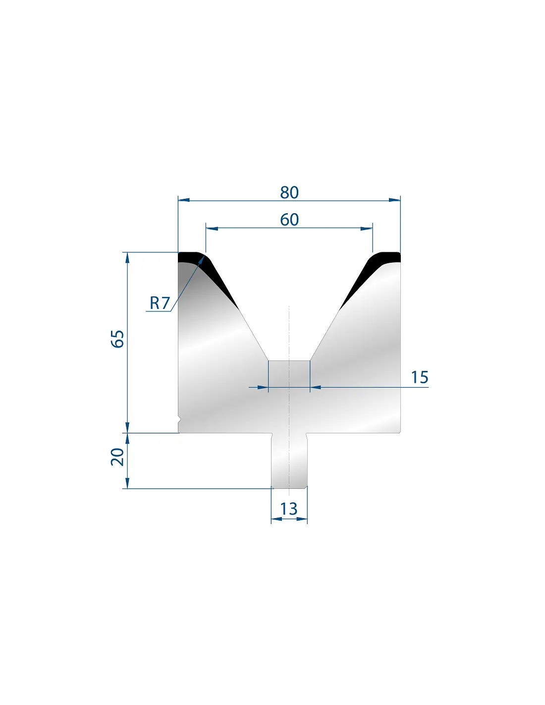 3114 - 1V Dies - 60°  1V Die