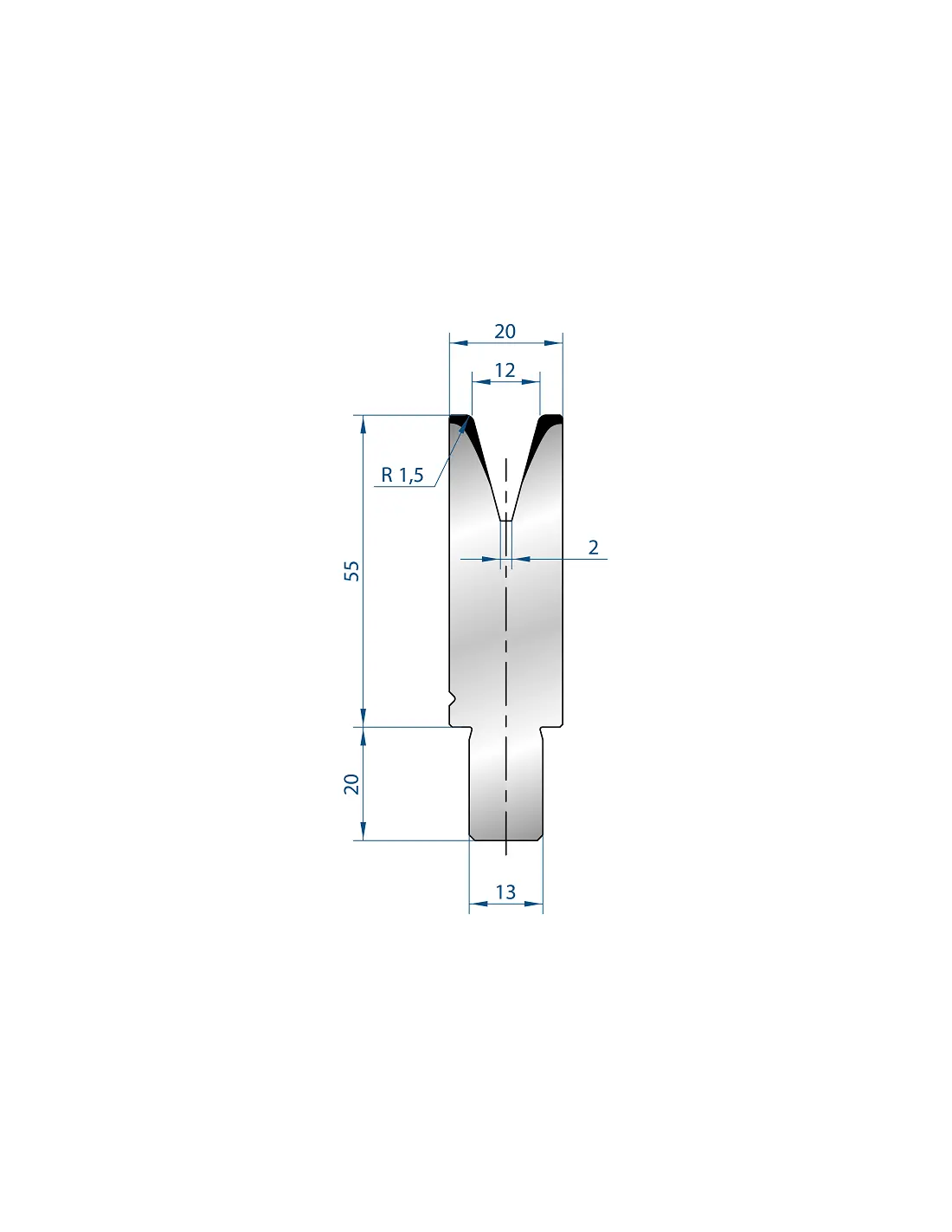 3118 - 1V Dies - 30°  1V Die