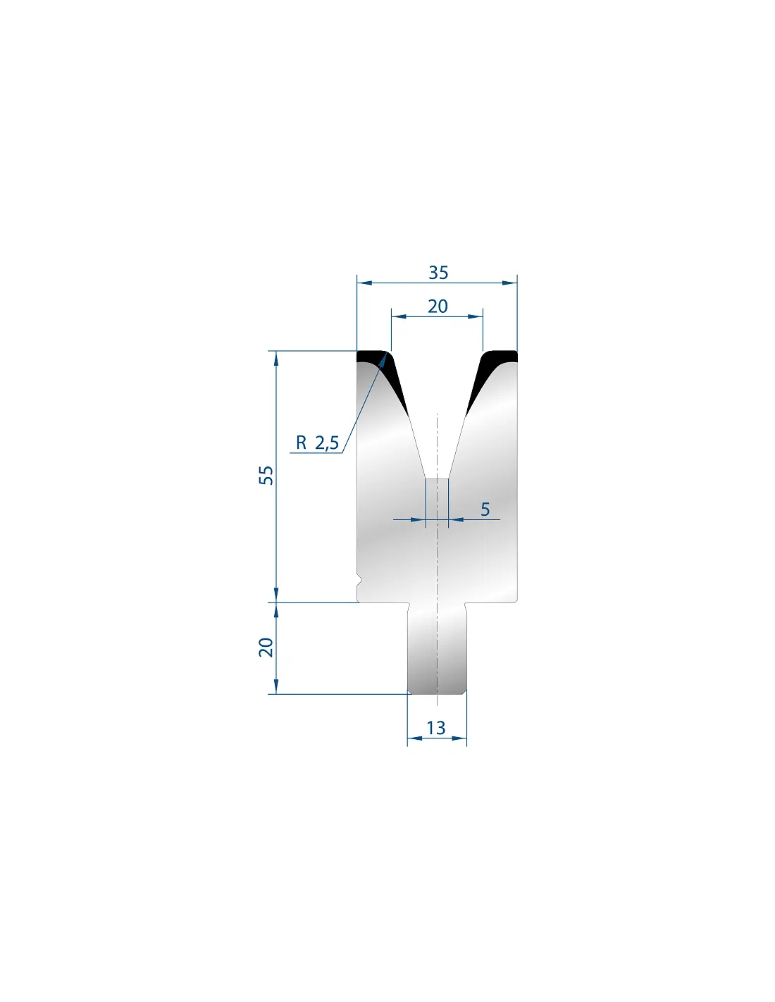 3120 - 1V Dies - 30°  1V Die