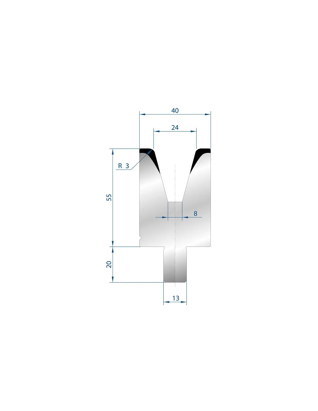 3121 - 1V Dies - 30°  1V Die