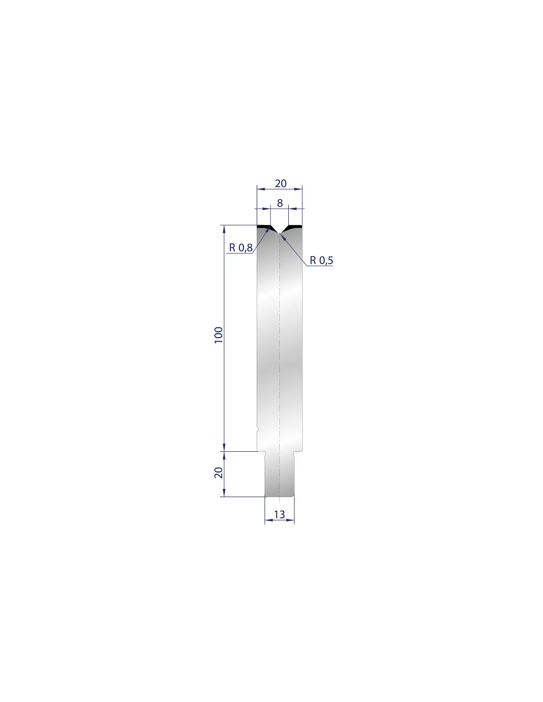 3124 - 1V Dies - 86°  1V Die
