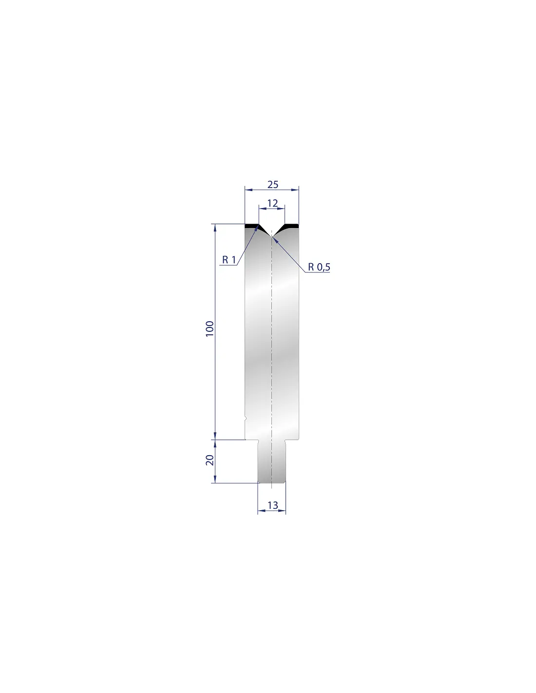 3126 - 1V Dies - 86°  1V Die