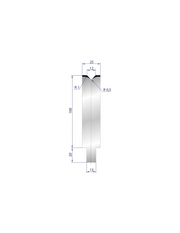 3126 - 1V Dies - 86°  1V Die